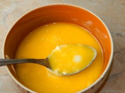 Торт с консервированными персиками - шаг 2 Торт с консервированными персиками - шаг 2