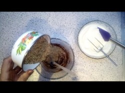 Торт шоколадная Павлова с рикоттой и вишней в ликёре - шаг 11 Торт шоколадная Павлова с рикоттой и вишней в ликёре - шаг 11