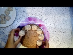 Торт шоколадная Павлова с рикоттой и вишней в ликёре - шаг 13 Торт шоколадная Павлова с рикоттой и вишней в ликёре - шаг 13