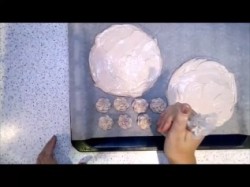 Торт шоколадная Павлова с рикоттой и вишней в ликёре - шаг 6 Торт шоколадная Павлова с рикоттой и вишней в ликёре - шаг 6