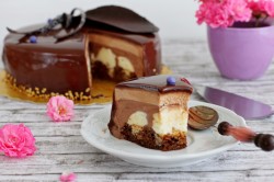 Торт Три шоколада муссовый - шаг 22