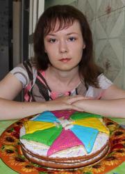 Торт Цветик Восьмицветик - шаг 14