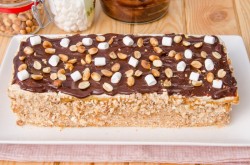 Торт Воздушный сникерс из песочного теста - шаг 34 Торт Воздушный сникерс из песочного теста - шаг 34