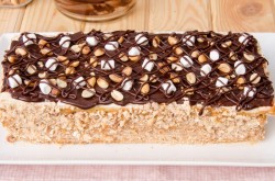 Торт Воздушный сникерс из песочного теста - шаг 35 Торт Воздушный сникерс из песочного теста - шаг 35