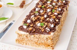 Торт Воздушный сникерс из песочного теста - шаг 36 Торт Воздушный сникерс из песочного теста - шаг 36