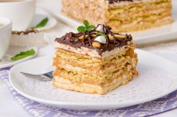 Торт Воздушный сникерс из песочного теста - шаг 37 Торт Воздушный сникерс из песочного теста - шаг 37