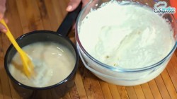 Торт желатин, сгущенка, творог и сметана без выпечки - шаг 10