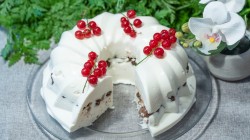 Торт желатин, сгущенка, творог и сметана без выпечки - шаг 21