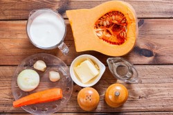 Тыквенный суп пюре классический из тыквы со сливками - шаг 1 Тыквенный суп пюре классический из тыквы со сливками - шаг 1