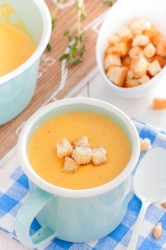 Тыквенный суп пюре классический из тыквы со сливками - шаг 8 Тыквенный суп пюре классический из тыквы со сливками - шаг 8