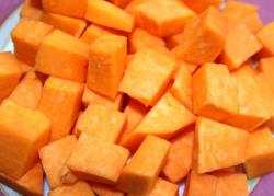 Тыквенно-морковный сок с водой на зиму - шаг 4 Тыквенно-морковный сок с водой на зиму - шаг 4