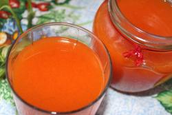 Тыквенно-морковный сок с водой на зиму - шаг 10 Тыквенно-морковный сок с водой на зиму - шаг 10