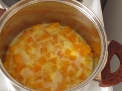 Тыквенно яблочный пудинг - шаг 2