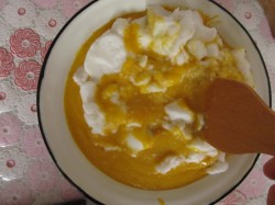 Тыквенно яблочный пудинг - шаг 8