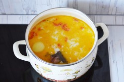 Уха по-фински из форели со сливками - шаг 11 Уха по-фински из форели со сливками - шаг 11