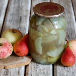 Варенье груша яблоко на зиму на воде