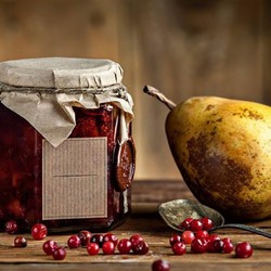 Варенье из брусники с грушами