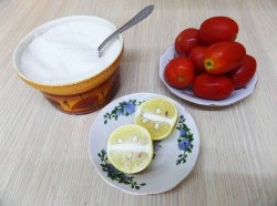 Помидорное варенье с лимонами на зиму - шаг 1 Помидорное варенье с лимонами на зиму - шаг 1