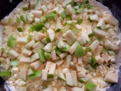 Ватрушка Королевская с яблоками, ванилью и творогом - шаг 7 Ватрушка Королевская с яблоками, ванилью и творогом - шаг 7