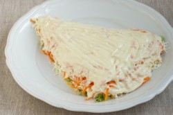 Вегетарианский салат Ель кучерявая - шаг 9 Вегетарианский салат Ель кучерявая - шаг 9