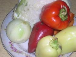 Витаминный салат впрок на зиму - шаг 1 Витаминный салат впрок на зиму - шаг 1