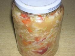 Витаминный салат впрок на зиму - шаг 6 Витаминный салат впрок на зиму - шаг 6