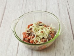 Хе из горбуши в домашних условиях по-корейски - шаг 10 Хе из горбуши в домашних условиях по-корейски - шаг 10