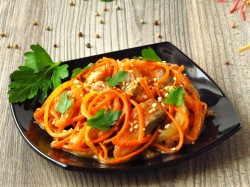 Хе из горбуши в домашних условиях по-корейски - шаг 19 Хе из горбуши в домашних условиях по-корейски - шаг 19