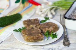 Холодец из свиных ножек и говядины - шаг 17 Холодец из свиных ножек и говядины - шаг 17