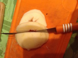 Яблочные розы - шаг 3 Яблочные розы - шаг 3