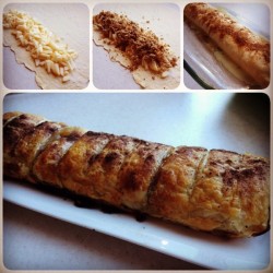 Яблочный штрудель с кислыми яблоками - шаг 4 Яблочный штрудель с кислыми яблоками - шаг 4