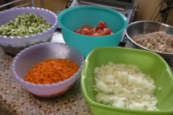 Заготовка Рассольник из свежих огурцов перловой крупой - шаг 1 Заготовка Рассольник из свежих огурцов перловой крупой - шаг 1