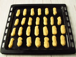 Закусочные эклеры с начинкой - шаг 10 Закусочные эклеры с начинкой - шаг 10