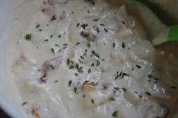 Закусочный кекс с вялеными томатами, мясным ассорти, моцареллой и тимьяном - шаг 6 Закусочный кекс с вялеными томатами, мясным ассорти, моцареллой и тимьяном - шаг 6