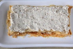 Закусочный торт Наполеон с икрой и печенью трески Новогодний - шаг 3 Закусочный торт Наполеон с икрой и печенью трески Новогодний - шаг 3