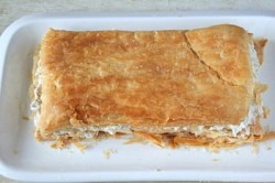 Закусочный торт Наполеон с икрой и печенью трески Новогодний - шаг 5 Закусочный торт Наполеон с икрой и печенью трески Новогодний - шаг 5