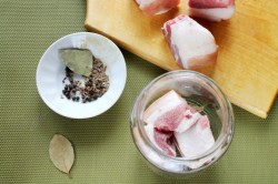 Засолка сала в банке в рассоле - шаг 6 Засолка сала в банке в рассоле - шаг 6