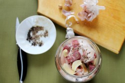 Засолка сала в банке в рассоле - шаг 7 Засолка сала в банке в рассоле - шаг 7