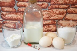 Заварной крем без масла - шаг 1 Заварной крем без масла - шаг 1