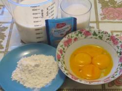 Заварной крем для торта на желтках - шаг 1 Заварной крем для торта на желтках - шаг 1