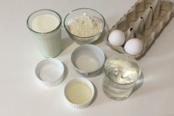 Заварные блины на кефире и кипятке - шаг 1 Заварные блины на кефире и кипятке - шаг 1