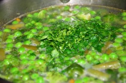 Суп с молодой фасолью - шаг 7 Суп с молодой фасолью - шаг 7