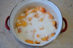 Варенье из абрикосов на зиму пятиминутка - шаг 3 Варенье из абрикосов на зиму пятиминутка - шаг 3