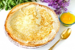 Ажурные блинчики на кефире - шаг 9