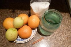 Джем из апельсинов и лимонов с корицей - шаг 1