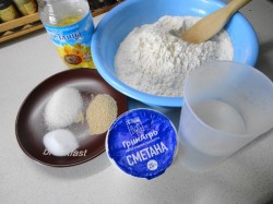 Армянский хлеб матнакаш в духовке - шаг 1 Армянский хлеб матнакаш в духовке - шаг 1