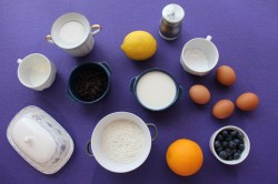 Кайзершмаррн австрийский десерт с голубикой - шаг 1 Кайзершмаррн австрийский десерт с голубикой - шаг 1