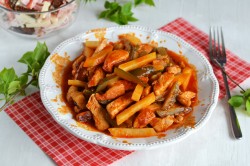 Азу из индейки на сковороде - шаг 10