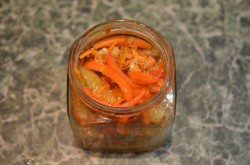 Баклажаны по корейски на зиму - шаг 11 Баклажаны по корейски на зиму - шаг 11