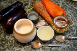 Баклажаны по корейски на зиму - шаг 1 Баклажаны по корейски на зиму - шаг 1